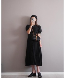 florist | 【2WAY】配色レザーのがま口ハンドバッグ/ショルダーバッグ(ショルダーバッグ)