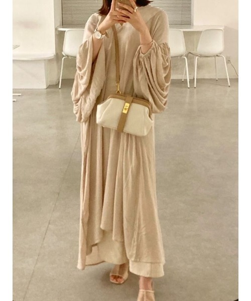 florist(フローリスト)の「【2WAY】配色レザーのがま口ハンドバッグ/ショルダーバッグ(ショルダーバッグ・レディース・オフホワイト/ベージュ/ブラック・FREE)」の20枚目の写真