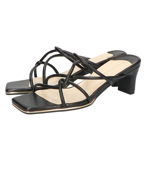 ORiental TRaffic（オリエンタルトラフィック）の「アシンメトリーチューブミュールサンダル/21234（サンダル・レディース・ホワイト/ブラック/オレンジ・LL/3L/S/M/L/SS）」の12枚目の写真