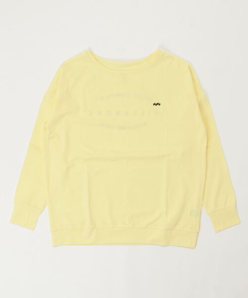 BILLABONG（ビラボン）の「BILLABONG/ビラボン 水陸両用ビッグシルエット無地ロンT/バックプリントロングスリーブTEE/長袖ラッシュガード   BC013-896（ラッシュガード・レディース・ホワイト/ブラック/イエロー・M/L）」の8枚目の写真
