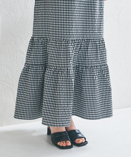 acro（アクロ）の「ティアードスカート/AC1369（スカート・レディース・ブラック/ピンク/ブルー・ﾌﾘ-）」の16枚目の写真