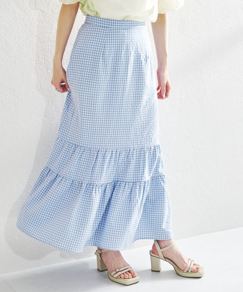 acro（アクロ）の「ティアードスカート/AC1369（スカート・レディース・ブラック/ピンク/ブルー・ﾌﾘ-）」の18枚目の写真