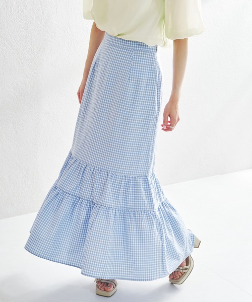 acro（アクロ）の「ティアードスカート/AC1369（スカート・レディース・ブラック/ピンク/ブルー・ﾌﾘ-）」の17枚目の写真