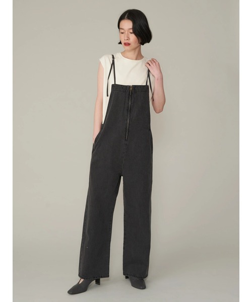 AMERICAN HOLIC(アメリカンホリック)の「シンプルサロペット(サロペット/オーバーオール・レディース・グレー/ライトインディゴブルー・M/L)」の8枚目の写真