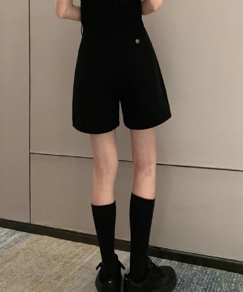 MANGROVE(マングローブ)の「ハイウエストカラーショートパンツ(その他パンツ・レディース・パープル/グレー/ホワイト/イエロー/ブラック/グリーン・LARGE/MEDIUM)」の13枚目の写真