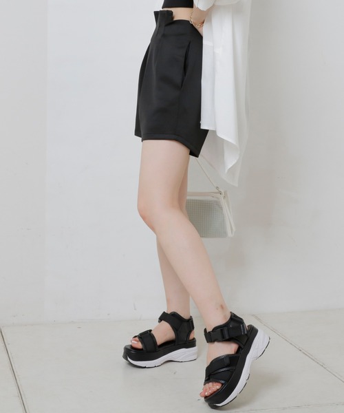 Chico(チコ)の「ウエストデザインポンチショートパンツ(その他パンツ・レディース・ホワイト/ブラック/ピンク・FREE)」の19枚目の写真