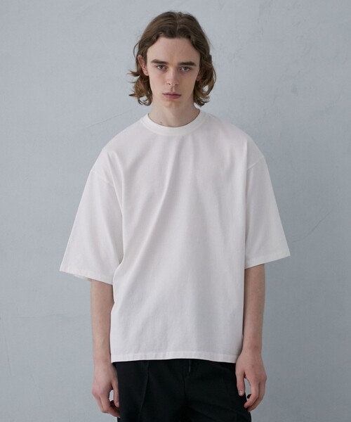 PUBLIC TOKYO（パブリックトウキョウ）の「アート ドローイングTEE（Tシャツ/カットソー・メンズ・ホワイト/ダークグレー・1/2）」の5枚目の写真