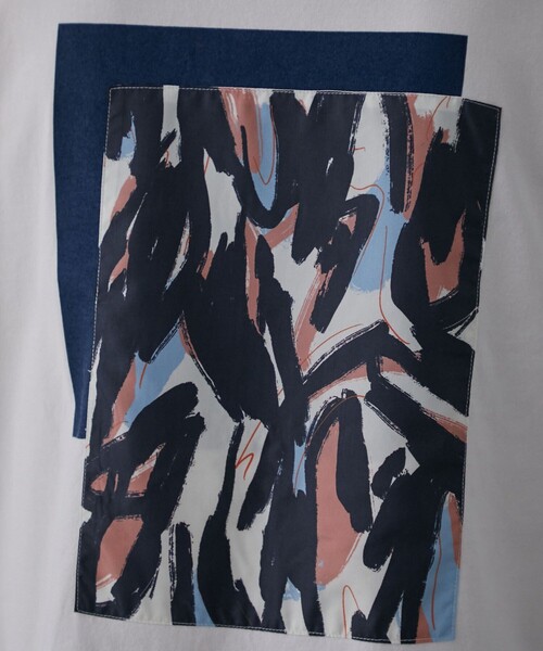 PUBLIC TOKYO（パブリックトウキョウ）の「アート ドローイングTEE（Tシャツ/カットソー・メンズ・ホワイト/ダークグレー・1/2）」の10枚目の写真