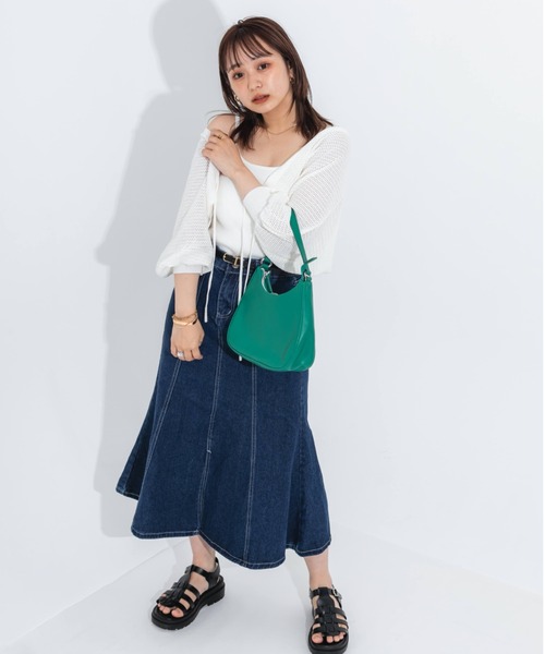 nemne store(ネンネストア)の「インナーキャミボレロセット(カーディガン/ボレロ・レディース・ブラック/パープル/アイボリー・フリー)」の17枚目の写真