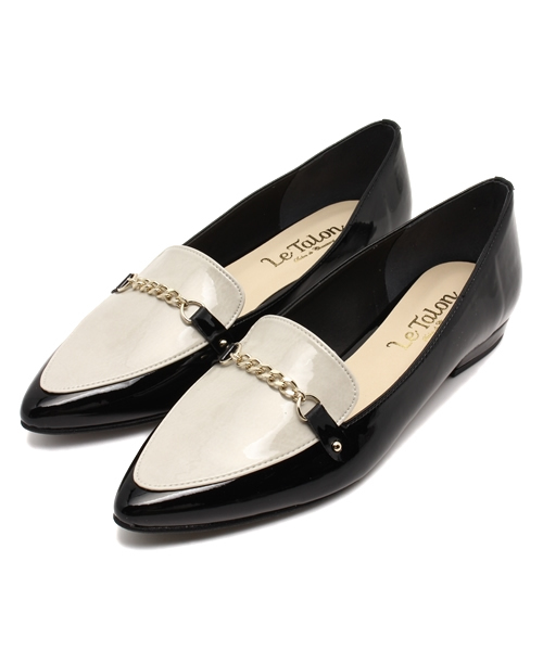LE TALON（ルタロン）の「◇2CMポインテッドローファー（その他シューズ・レディース・ブラック/ホワイト/ベージュ/ブルー系その他・37.5/36/37/35.5/38/36.5）」の3枚目の写真