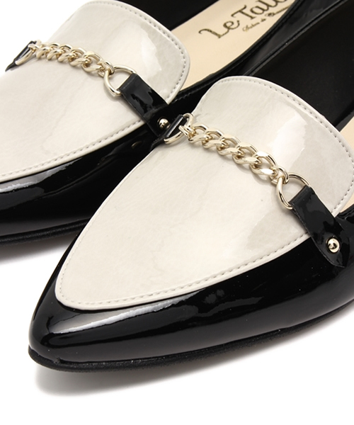LE TALON（ルタロン）の「◇2CMポインテッドローファー（その他シューズ・レディース・ブラック/ホワイト/ベージュ/ブルー系その他・37.5/36/37/35.5/38/36.5）」の9枚目の写真