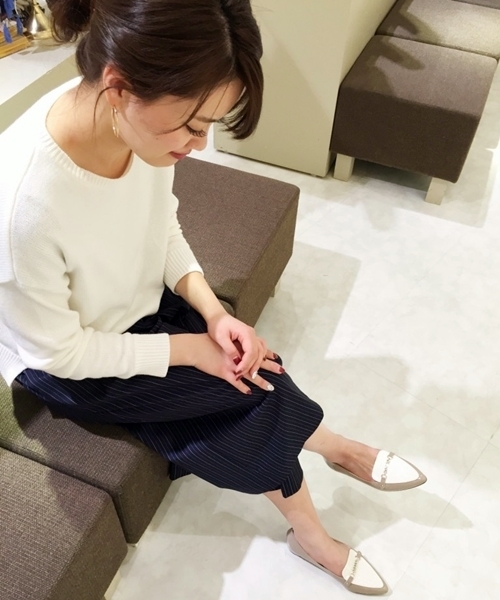 LE TALON（ルタロン）の「◇2CMポインテッドローファー（その他シューズ・レディース・ブラック/ホワイト/ベージュ/ブルー系その他・37.5/36/37/35.5/38/36.5）」の18枚目の写真