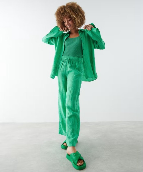Disa linen trousers（その他パンツ）｜gina 
