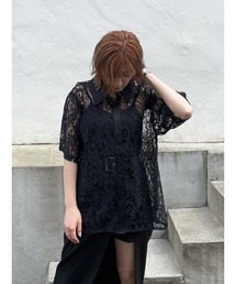 ENVYM | Ｈ／ＳレースＳＨ(シャツ/ブラウス)