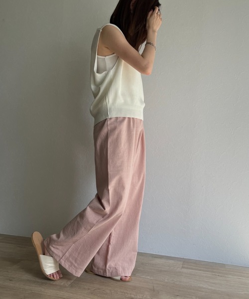 セール】【ZOZOTOWN限定】Cotton wide pants / コットンワイド