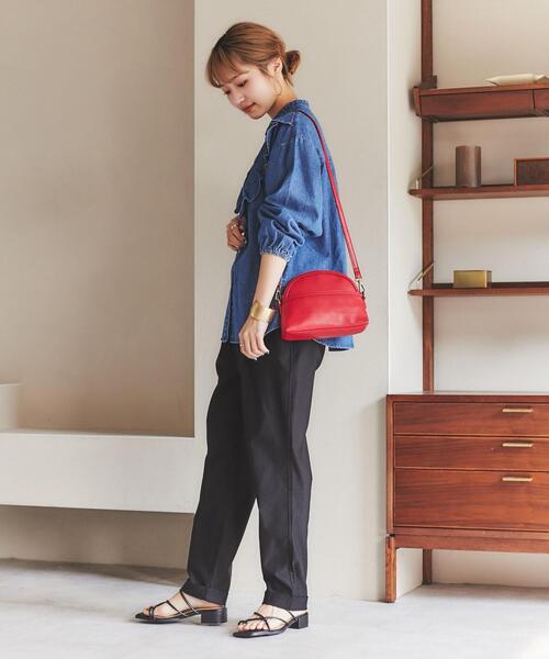 coen（コーエン）の「【WEB限定】フリルデニムシャツ（シャツ/ブラウス・レディース・ホワイト/ネイビー/コバルトブルー・M/L）」の17枚目の写真