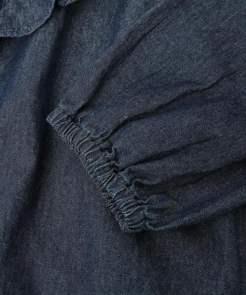 coen（コーエン）の「【WEB限定】フリルデニムシャツ（シャツ/ブラウス・レディース・ホワイト/ネイビー/コバルトブルー・M/L）」の6枚目の写真