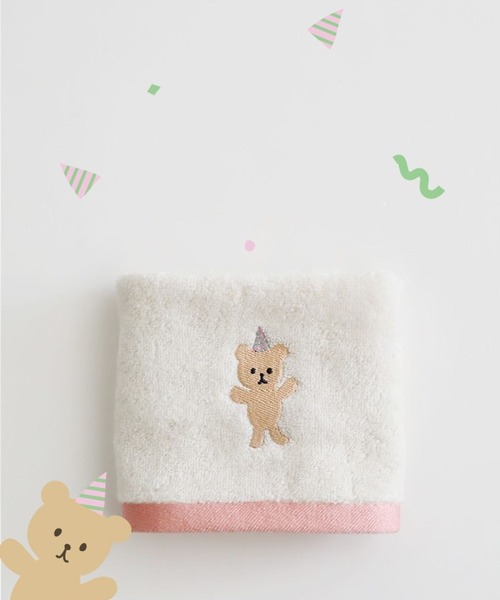 ITKUNA／TEDDY BEARミニタオル 2299290（タオル）｜ALAND