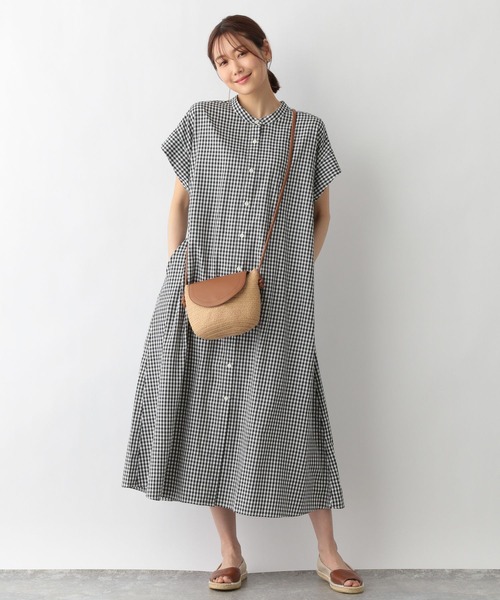 GLOBAL WORK(グローバルワーク)の「マルチケアフレンチスリーブシャツワンピ/283032(シャツワンピース・レディース・ブラック/オレンジ/グリーン/グリーン系その他4/その他・FREE)」の22枚目の写真