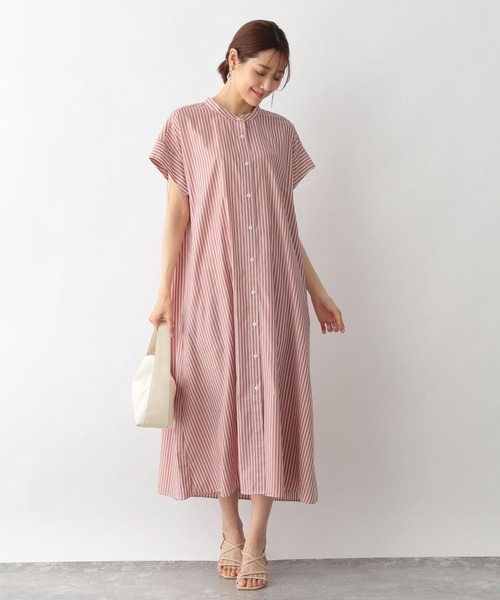 GLOBAL WORK(グローバルワーク)の「マルチケアフレンチスリーブシャツワンピ/283032(シャツワンピース・レディース・ブラック/オレンジ/グリーン/グリーン系その他4/その他・FREE)」の19枚目の写真