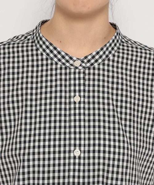 GLOBAL WORK(グローバルワーク)の「マルチケアフレンチスリーブシャツワンピ/283032(シャツワンピース・レディース・ブラック/オレンジ/グリーン/グリーン系その他4/その他・FREE)」の12枚目の写真