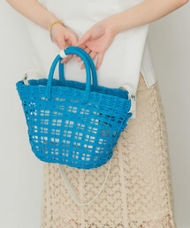 RODE SKO | ショルダー付編みかごバッグ(かごバッグ)