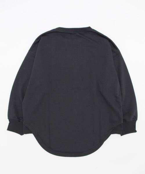 KRIFF MAYER Lady's Collection（クリフメイヤーレディースコレクション）の「ミニ裏毛アメカジBIGチュニック（Tシャツ/カットソー・レディース・チャコール/グレー/カラフル/カーキ/パープル/その他5・MEDIUM/LARGE）」の13枚目の写真