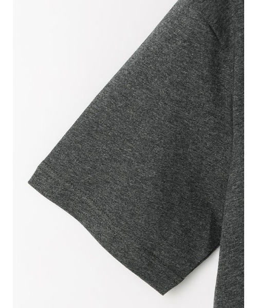 TRANS CONTINENTS（トランスコンチネンツ）の「TRANS CONTINENTS　シルケット　ハイネックTシャツ　ホワイト/グレー/ネイビー（Tシャツ/カットソー・メンズ・ホワイト/チャコールグレー/ネイビー・LL/M/L）」の10枚目の写真