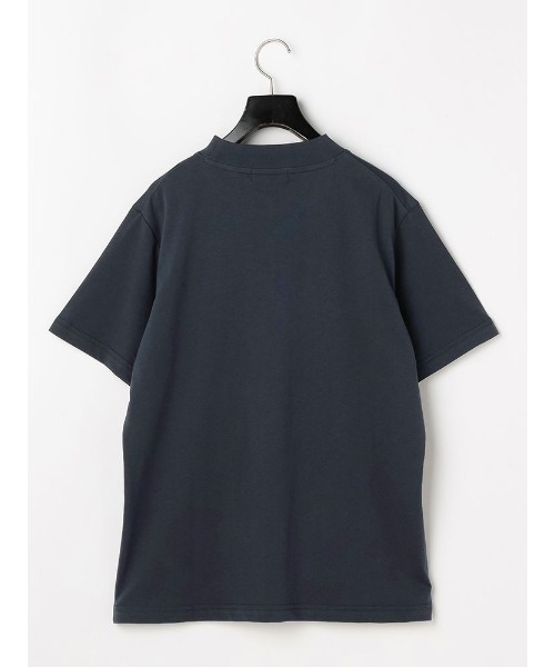 TRANS CONTINENTS（トランスコンチネンツ）の「TRANS CONTINENTS　シルケット　ハイネックTシャツ　ホワイト/グレー/ネイビー（Tシャツ/カットソー・メンズ・ホワイト/チャコールグレー/ネイビー・LL/M/L）」の6枚目の写真