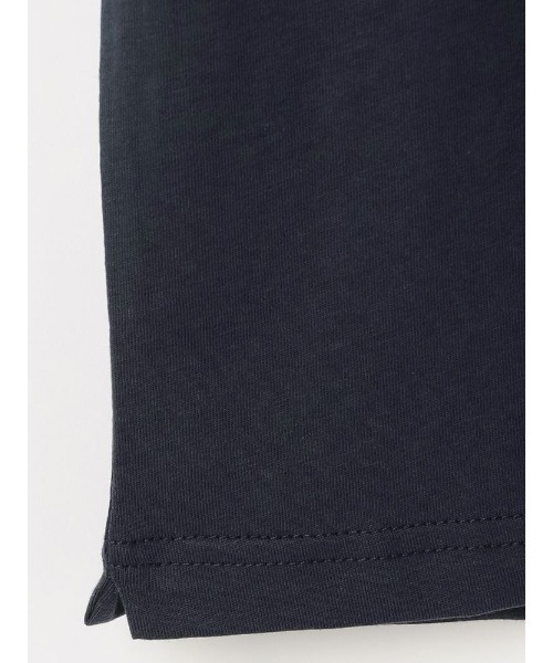 TRANS CONTINENTS（トランスコンチネンツ）の「TRANS CONTINENTS　シルケット　ハイネックTシャツ　ホワイト/グレー/ネイビー（Tシャツ/カットソー・メンズ・ホワイト/チャコールグレー/ネイビー・LL/M/L）」の13枚目の写真