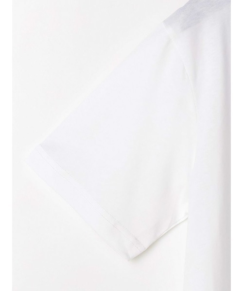 TRANS CONTINENTS（トランスコンチネンツ）の「TRANS CONTINENTS　シルケット　ハイネックTシャツ　ホワイト/グレー/ネイビー（Tシャツ/カットソー・メンズ・ホワイト/チャコールグレー/ネイビー・LL/M/L）」の5枚目の写真