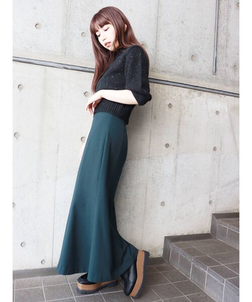 MURUA(ムルーア)の「クロスウエストマーメイドスカート(スカート・レディース・ブラック/グリーン/その他1・1/2)」の14枚目の写真