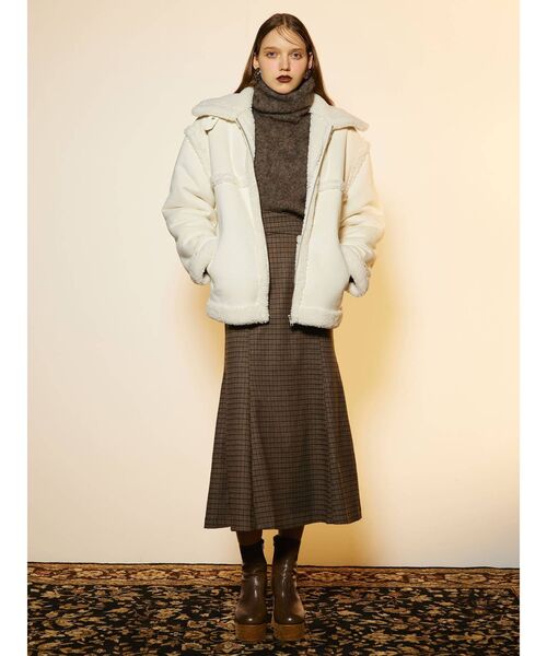 MURUA(ムルーア)の「クロスウエストマーメイドスカート(スカート・レディース・ブラック/グリーン/その他1・1/2)」の8枚目の写真