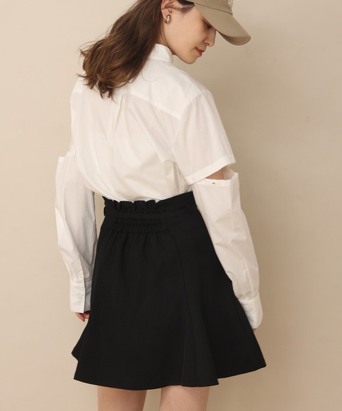one after another NICE CLAUP（ワンアフターアナザーナイスクラップ）の「袖が取り外せる マルチWAY半袖シャツ（シャツ/ブラウス・レディース・サックスブルー系/オフホワイト/ブラウン/ベージュ・FREE）」の17枚目の写真