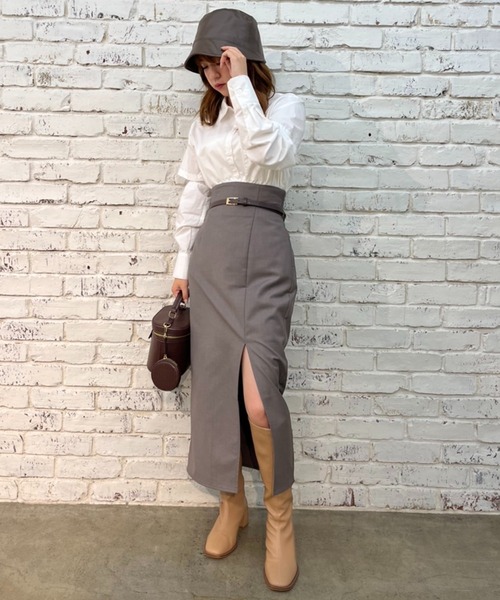 one after another NICE CLAUP（ワンアフターアナザーナイスクラップ）の「袖が取り外せる マルチWAY半袖シャツ（シャツ/ブラウス・レディース・サックスブルー系/オフホワイト/ブラウン/ベージュ・FREE）」の5枚目の写真