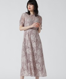 B'2nd（ビーセカンド）の「kaene(カエン) 配色レースエプロンワンピース（ワンピース）」