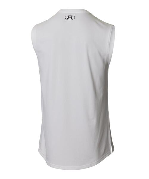 UNDER ARMOUR(アンダーアーマー)の「UAロングショット スリーブレスTシャツ(バスケットボール/メンズ)(タンクトップ・メンズ・ブラック/ホワイト・L/M/XL/S/3XL/XXL)」の11枚目の写真