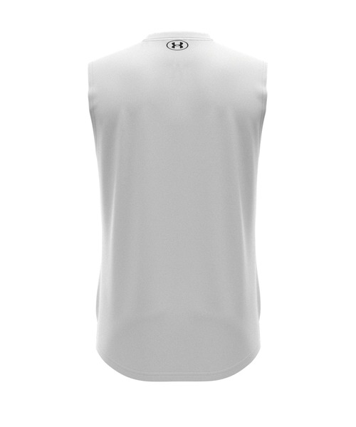 UNDER ARMOUR(アンダーアーマー)の「UAロングショット スリーブレスTシャツ(バスケットボール/メンズ)(タンクトップ・メンズ・ブラック/ホワイト・L/M/XL/S/3XL/XXL)」の3枚目の写真