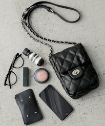 BONLECILL（ボンルシール）の「キルティング チェーンミニショルダーバッグ（ショルダーバッグ・レディース）」