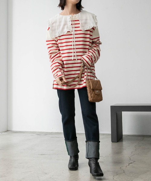 BONLECILL（ボンルシール）の「キルティング チェーンミニショルダーバッグ（ショルダーバッグ・レディース・ブラック/ベージュ/ブラウン/キャメル・FREE）」の6枚目の写真