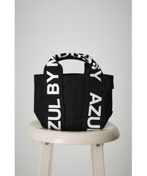 AZUL by moussy（アズールバイマウジー）の「AZUL LOGO CANVAS TOTE BAG/AZULロゴキャンバストートバッグ（ショルダーバッグ・メンズ）」