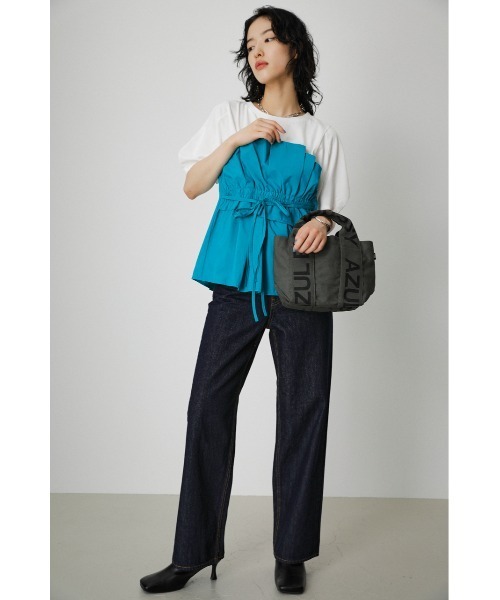 AZUL BY MOUSSY AZUL ロゴキャンバストートバッグ BLK