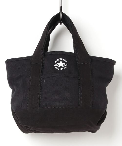 CONVERSE(コンバース)の「CONVERSE/コンバース canvasS tote/キャンバスSトートバッグ 17917200(トートバッグ・レディース・グリーン/ブラック系その他/ブラック/ライトブラウン/オフホワイト/サンドベージュ/ネイビー・ONESIZE)」の4枚目の写真