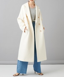 COLLAGE GALLARDAGALANTE | 希少素材を使用した/タスマニアウール/エアリーロングチェスターコート(チェスターコート)