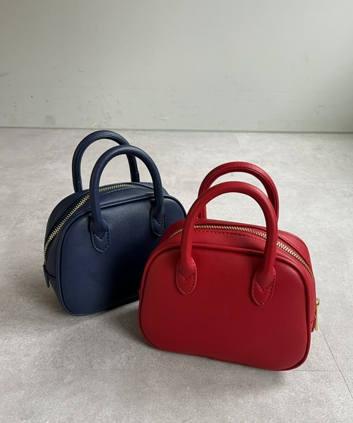 CIAOPANIC（チャオパニック）の「【CPC SCAMP】チェーン付きミニボストン（ボストンバッグ・レディース・ブラック/ボルドー/ベージュ/ネイビー・FREE）」の4枚目の写真