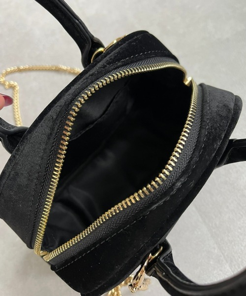 CIAOPANIC（チャオパニック）の「【CPC SCAMP】チェーン付きミニボストン（ボストンバッグ・レディース・ブラック/ボルドー/ベージュ/ネイビー・FREE）」の8枚目の写真