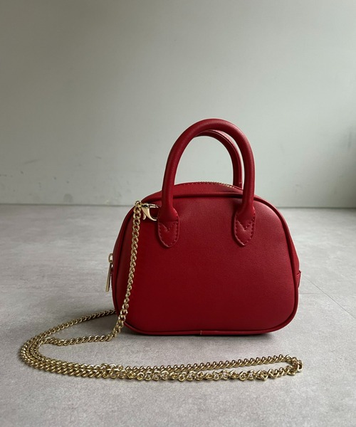 CIAOPANIC（チャオパニック）の「【CPC SCAMP】チェーン付きミニボストン（ボストンバッグ・レディース・ブラック/ボルドー/ベージュ/ネイビー・FREE）」の19枚目の写真