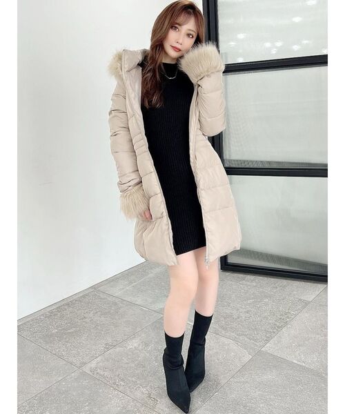 RESEXXY(リゼクシー)の「ストレッチスレンダーブーツ(ブーツ・レディース・アイボリー/ブラック・SMALL/MEDIUM/LARGE)」の6枚目の写真
