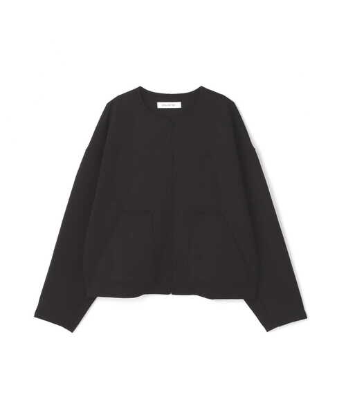 NATURAL BEAUTY BASIC（ナチュラルビューティーベーシック）の「フォルムカットブルゾン（ブルゾン・レディース・ブラック/ベージュ系その他2・SMALL/MEDIUM）」の3枚目の写真