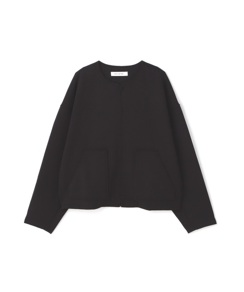 NATURAL BEAUTY BASIC（ナチュラルビューティーベーシック）の「フォルムカットブルゾン（ブルゾン・レディース・ブラック/ベージュ系その他2・SMALL/MEDIUM）」の11枚目の写真